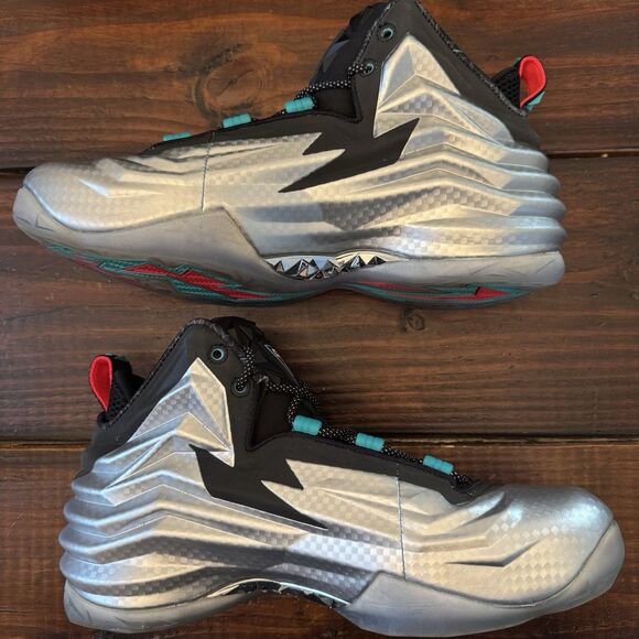 Nike Chuck Posite Metallic Silver Charles Barkley Shoes main image 9